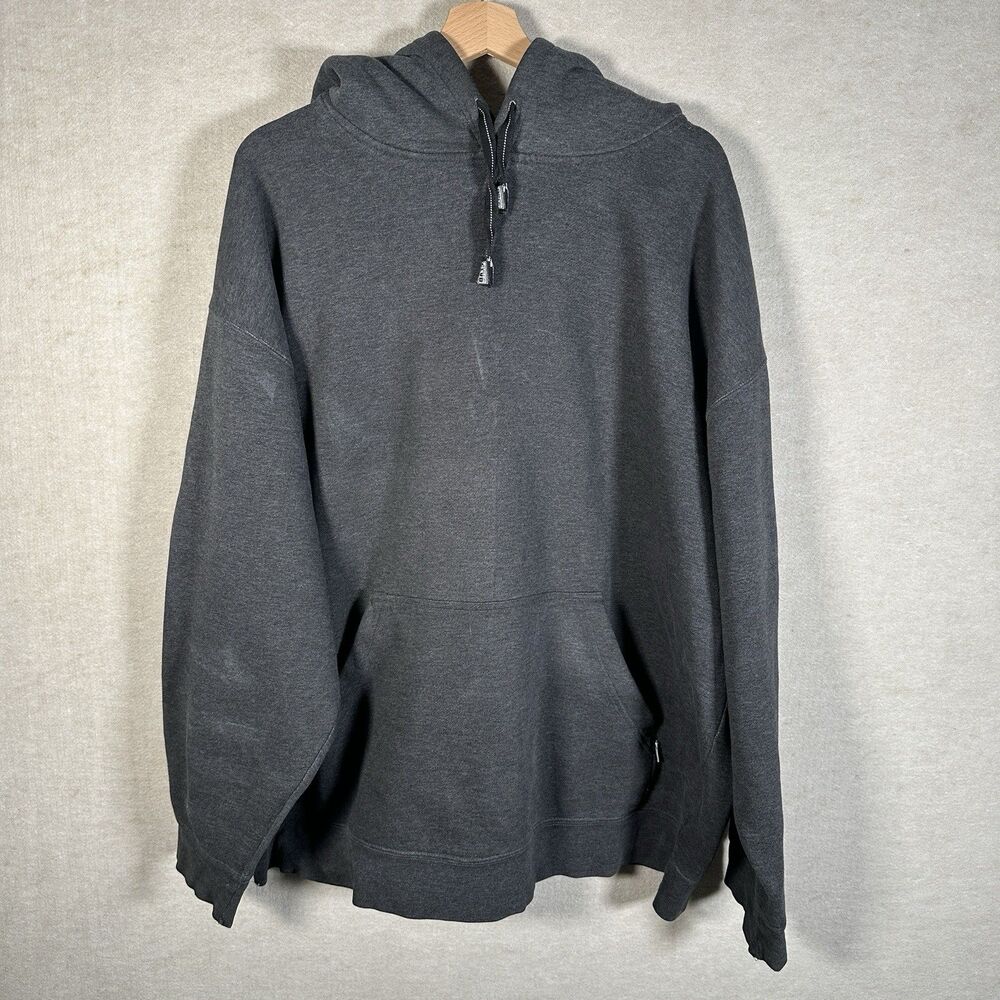 Pro Club Men's Size 2XL Black Heavyweight Pullover Hoodie Y2K Baggy